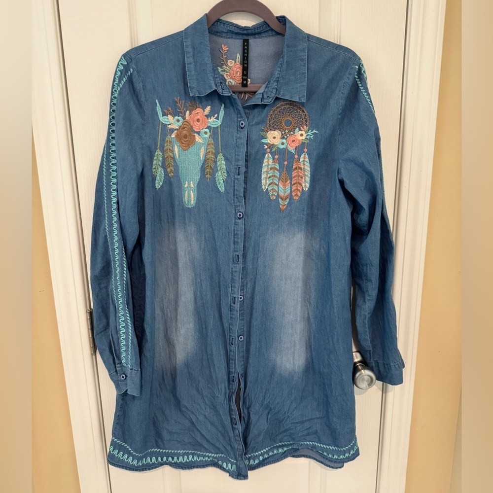 Fashion U Embriodered Tunic